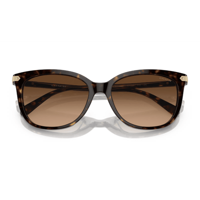 Coach HC8378U 512074 57 Dark Tortoise/Brown