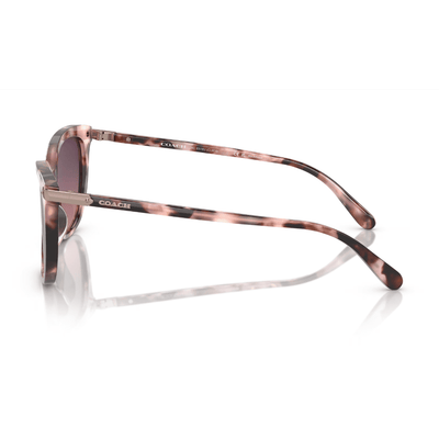 Coach HC8378U 5528F4 57 Rose Pearl Tortoise/Burgundy Polarised