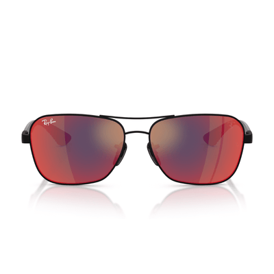 Ray-Ban RB8336M F1186P58 Matte Black/Dark Grey/Blue/Red Mirror Ferrari