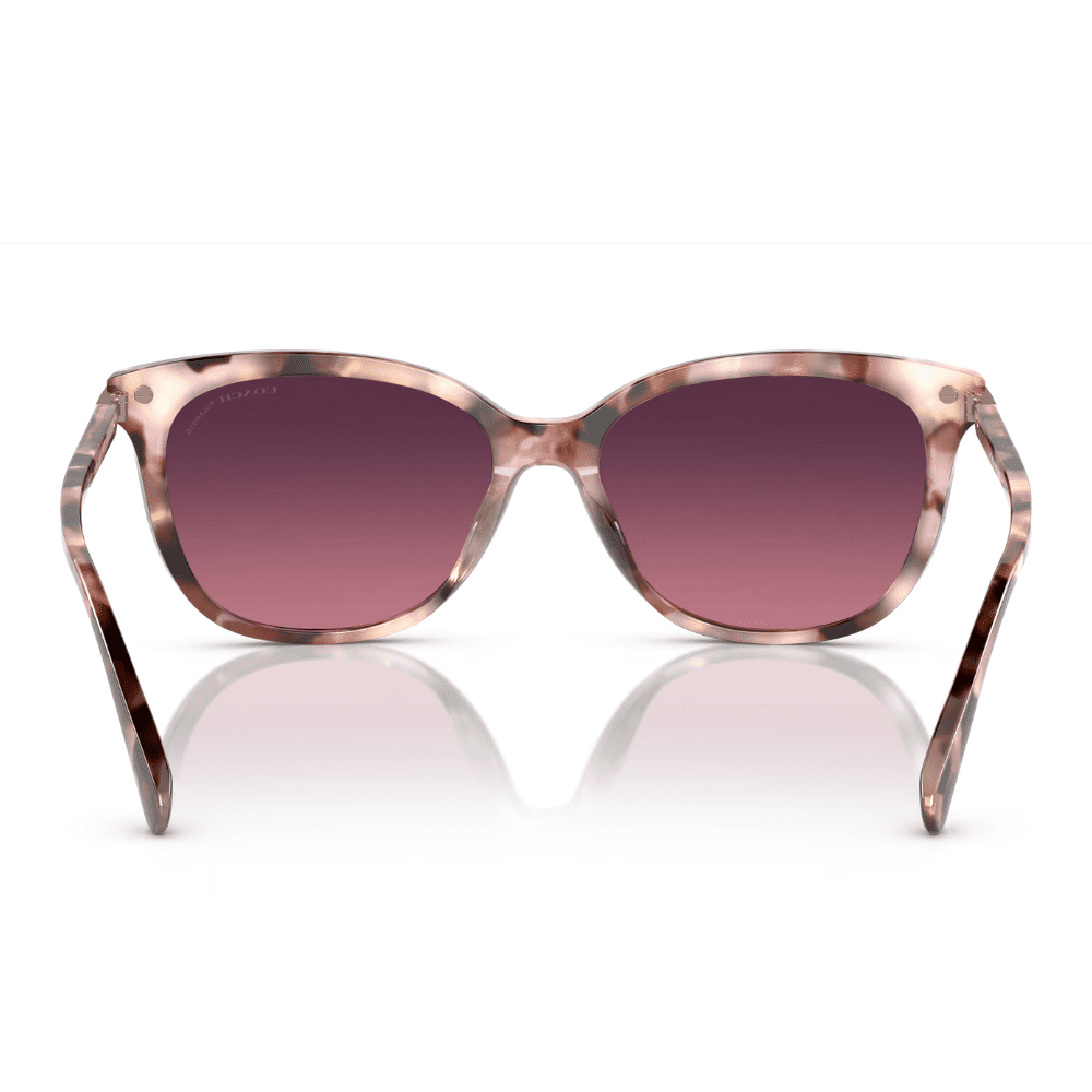 Coach HC8378U 5528F4 57 Rose Pearl Tortoise/Burgundy Polarised
