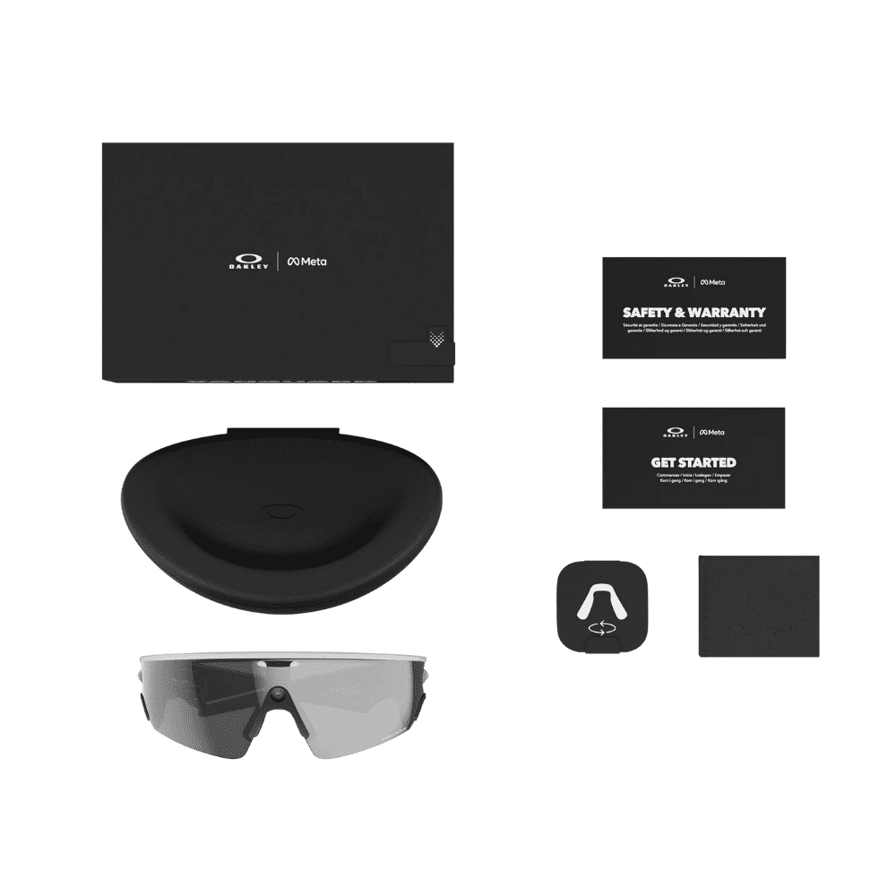 Oakley Meta AI Glasses Vanguard 8001 05 52 White/Prizm Black