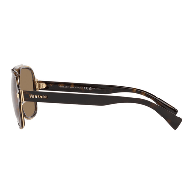 Versace VE2199 1252LA 56 Havana/Brown Polarised