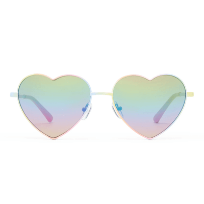 Solarized Kids Metal Heart Cateye 2431108 Rainbow