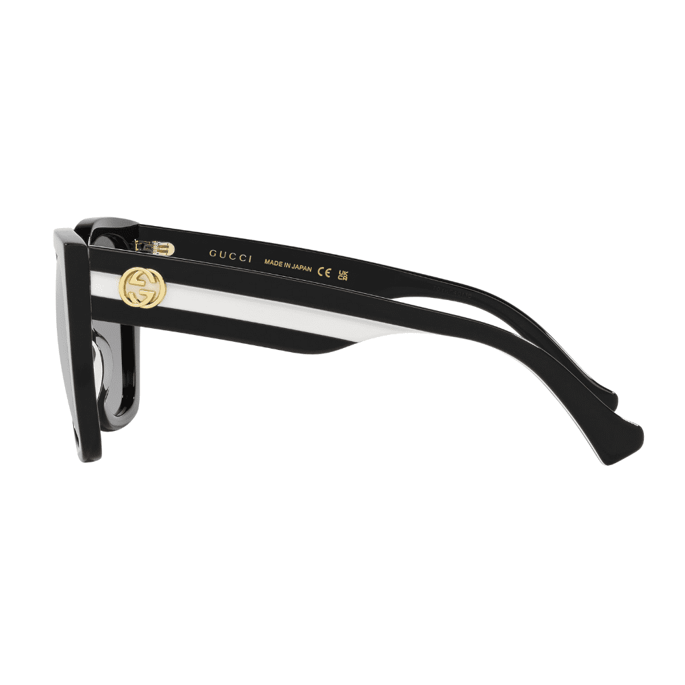 Gucci GG1300S 004 Gloss Black/Grey Gradient
