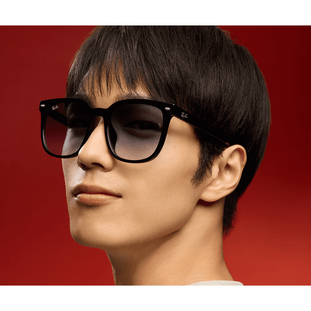 Ray-Ban RB4401D 608/87 Polished Black/Dark Grey