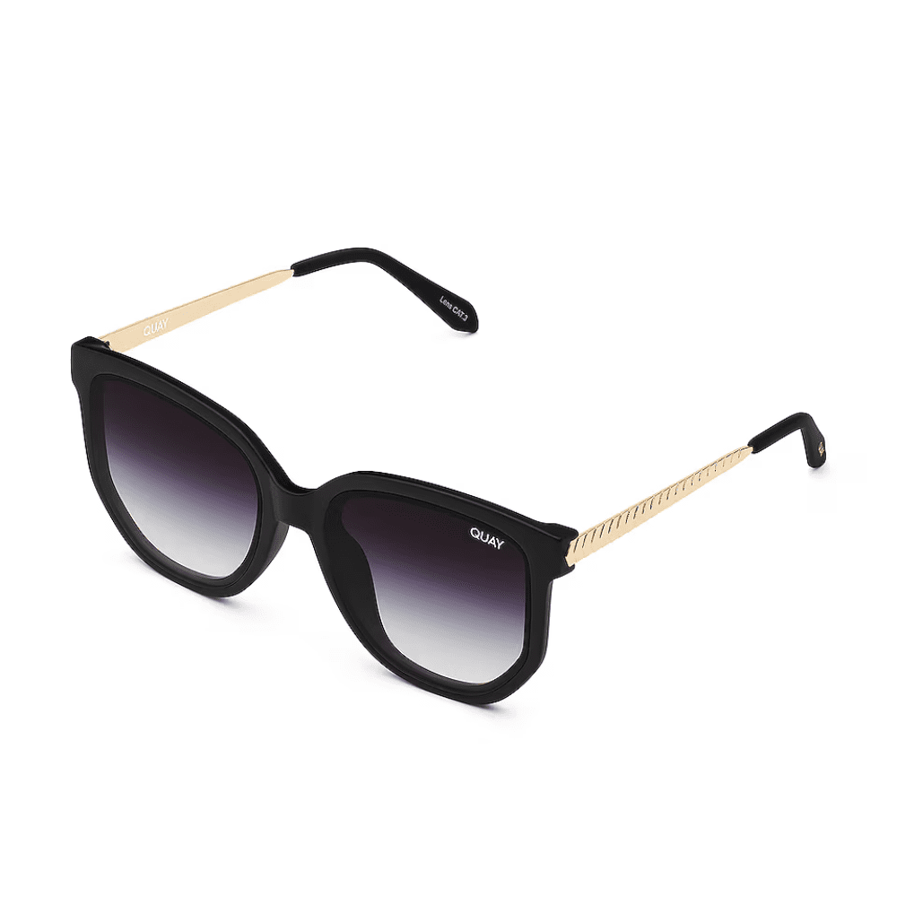 Quay Coffee Run Black/Smoke Polarised