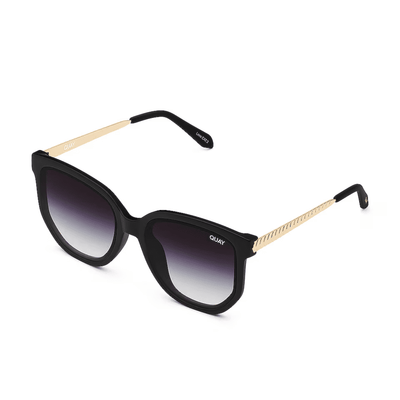 Quay Coffee Run Black/Smoke Polarised