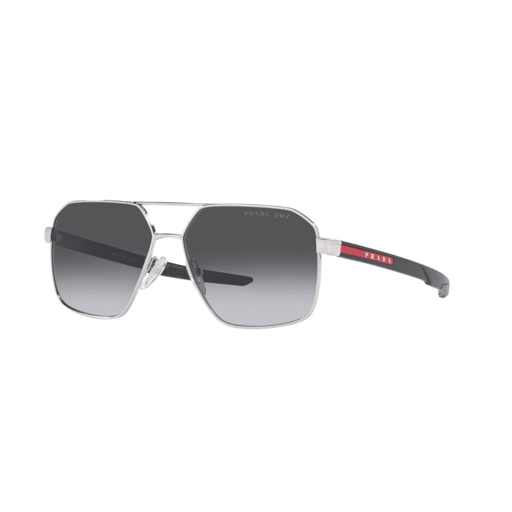 Prada PR55WS 1BC-06 G60 Silver/Grey Polarised