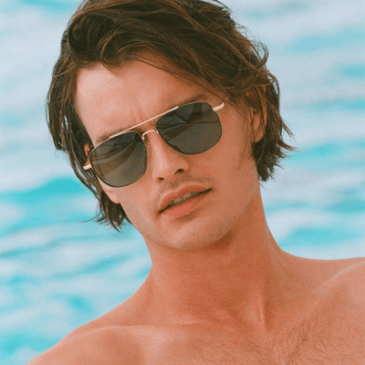Le Specs The Charmer 2465415 Gold/Seafoam Polarised