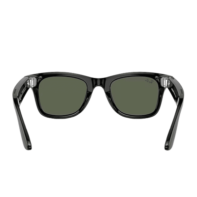 Ray-Ban Smart Glasses Meta Wayfarer RW4006 601/71 50 Shiny Black/G15 Green SMALL