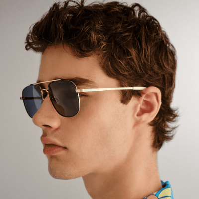 Le Specs The Charmer 2465415 Gold/Seafoam Polarised