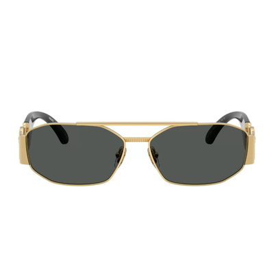Versace VE2287 100287 58 Gold /Dark Grey