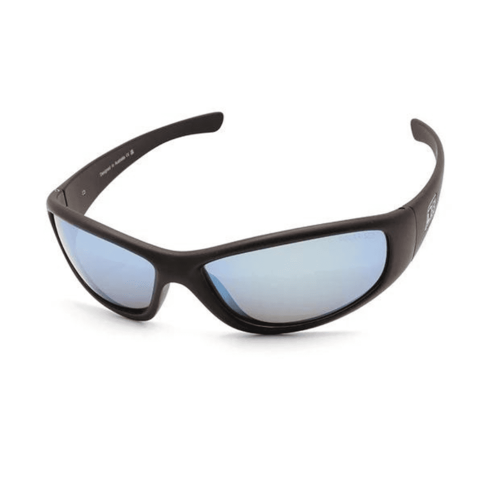 Dirty Dog Boofer 53547 Satin Black/Ice Blue Mirror Polarised