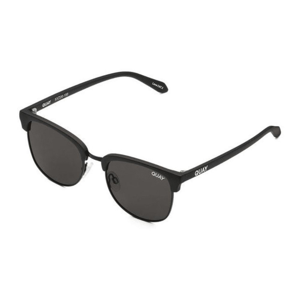 QUAY EVASIVE MATTE BLACK/SMOKE POLARISED