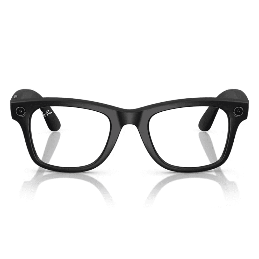Ray-Ban Smart Glasses Meta Wayfarer RW4008 601S1M 53-22 Black Transitions Clear/Graphite Green LARGE
