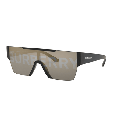 Burberry BE4291 3001/G 38 BLACK SILVER GOLD SHIELD