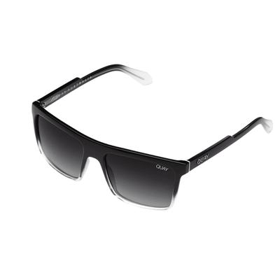 QUAY LET IT RUN BLACK CLEAR/SMOKE POLARISED