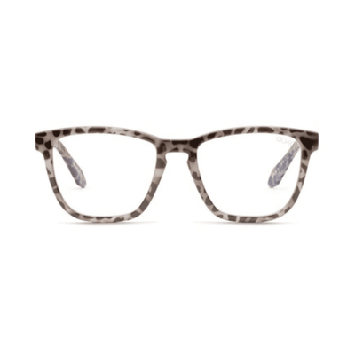 Quay Hardwire Milky Tort Red/Clear Blue Light Blocker