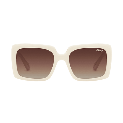 Quay Total Vibe White/Brown Polarised
