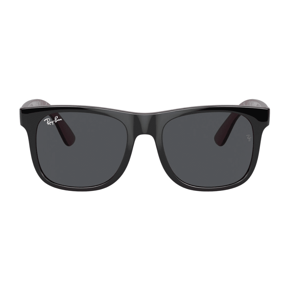 Ray-Ban Kids RJ9069S 716787 48 Black/Dark Grey Spiderman blue web