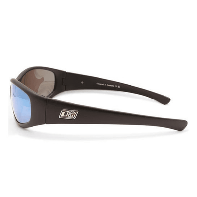 Dirty Dog Boofer 53547 Satin Black/Ice Blue Mirror Polarised