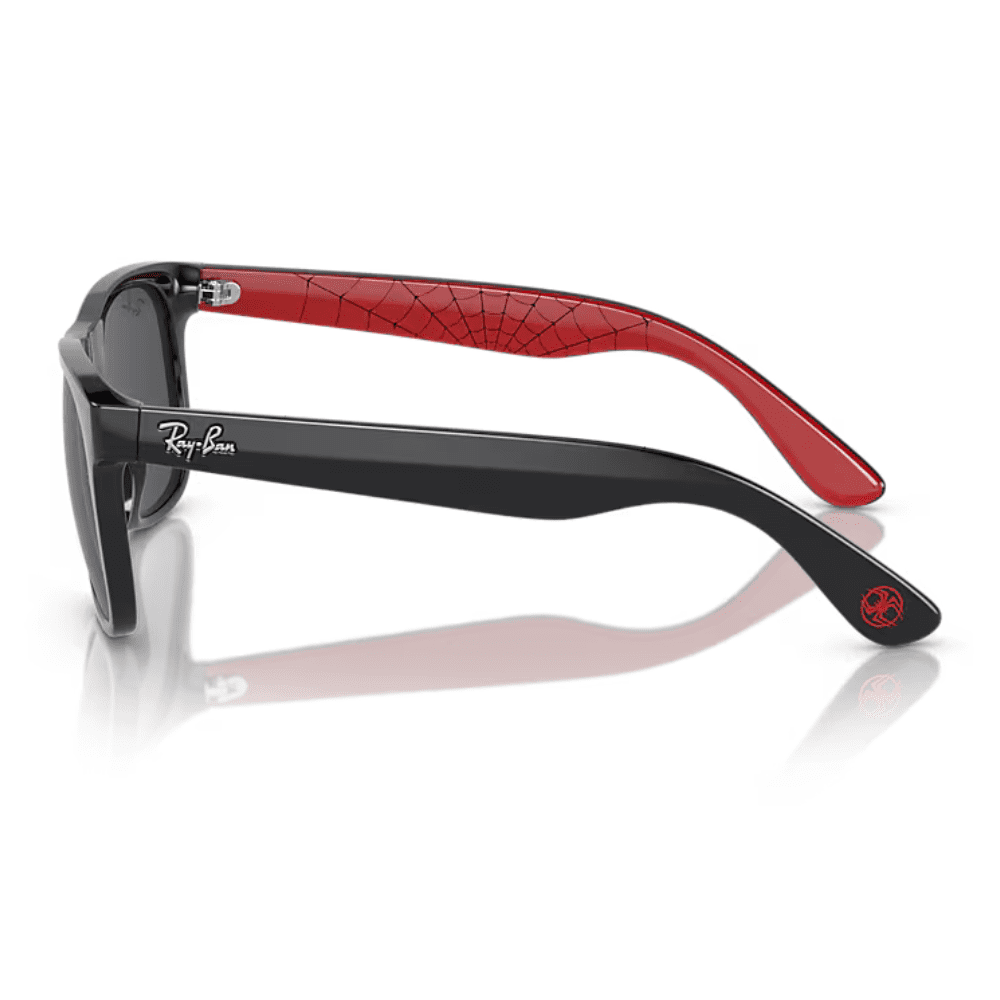 Ray-Ban Kids RJ9069S 716687 48 Black/Dark Grey Spiderman black web