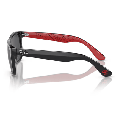 Ray-Ban Kids RJ9069S 716687 48 Black/Dark Grey Spiderman black web