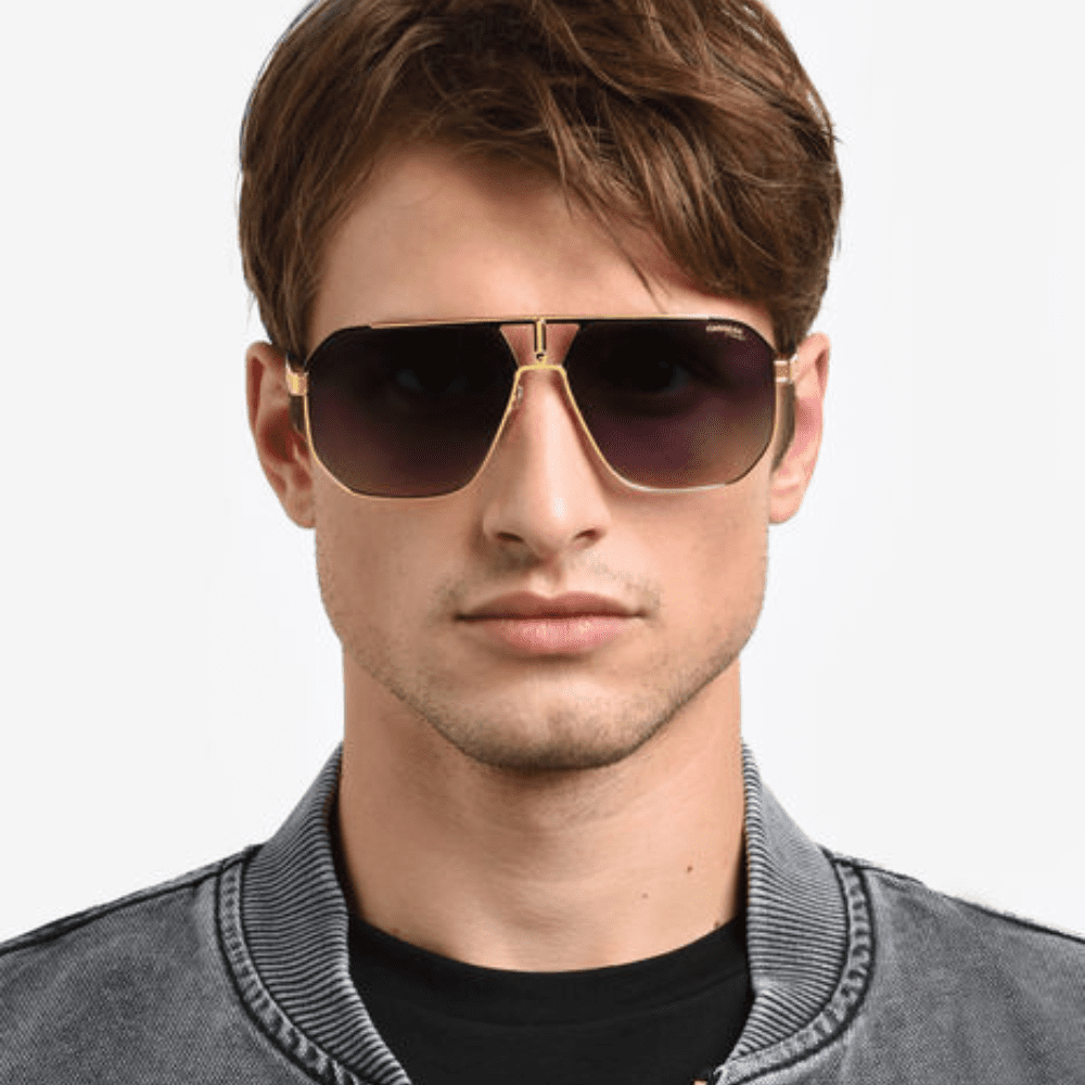 CARRERA 1062 SAO 82 90 Matte Black Gold/Dark Grey