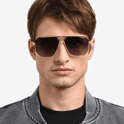 CARRERA 1062 SAO 82 90 Matte Black Gold/Dark Grey