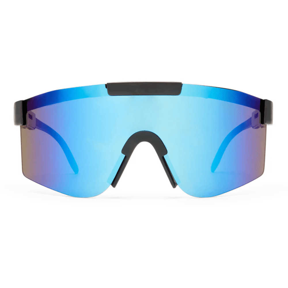 Solarized Kids Turbo Shield 2431118 Black/Blue Mirror