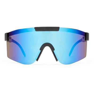 Solarized Kids Turbo Shield 2431118 Black/Blue Mirror
