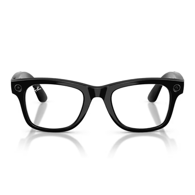 Ray-Ban Smart Glasses Meta Wayfarer (Gen 2) RW4012 601/1M 50 Shiny Black Transitions Clear/Graphite Green SMALL