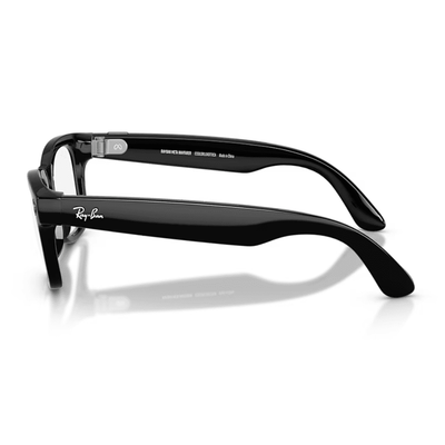 Ray-Ban Smart Glasses Meta Wayfarer (Gen 2) RW4012 601/1M 50 Shiny Black Transitions Clear/Graphite Green SMALL