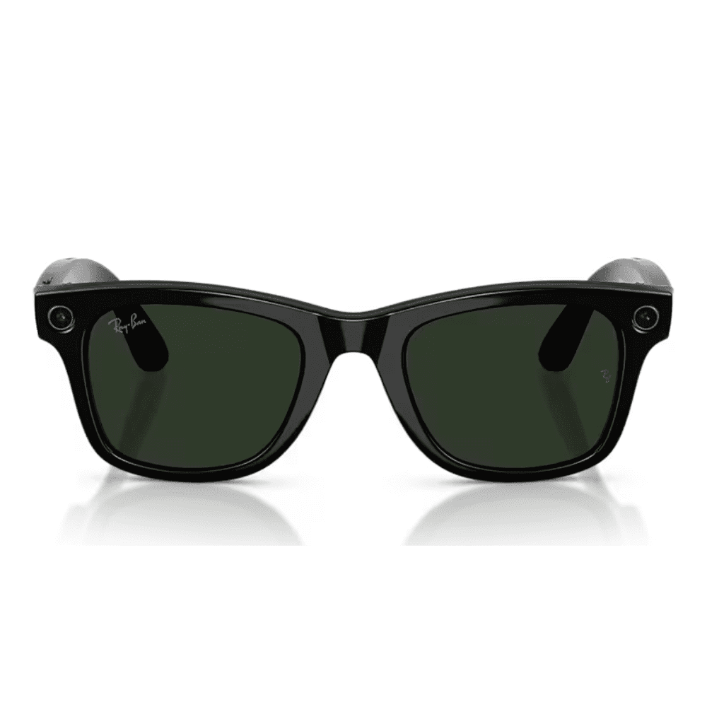 Ray-Ban Smart Glasses Meta Wayfarer (Gen 2) RW4012 601/1M 53 Shiny Black Transitions Clear/Graphite Green LARGE
