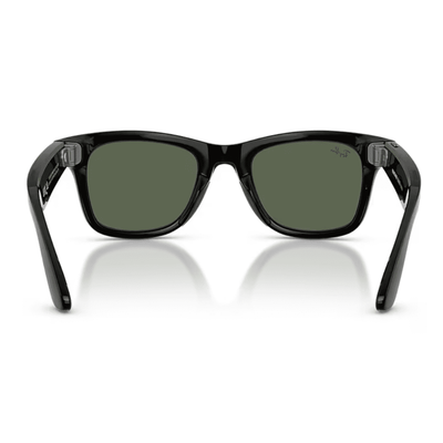 Ray-Ban Smart Glasses Meta Wayfarer (Gen 2) RW4012 601/71 50 Shiny Black/G15 Green SMALL