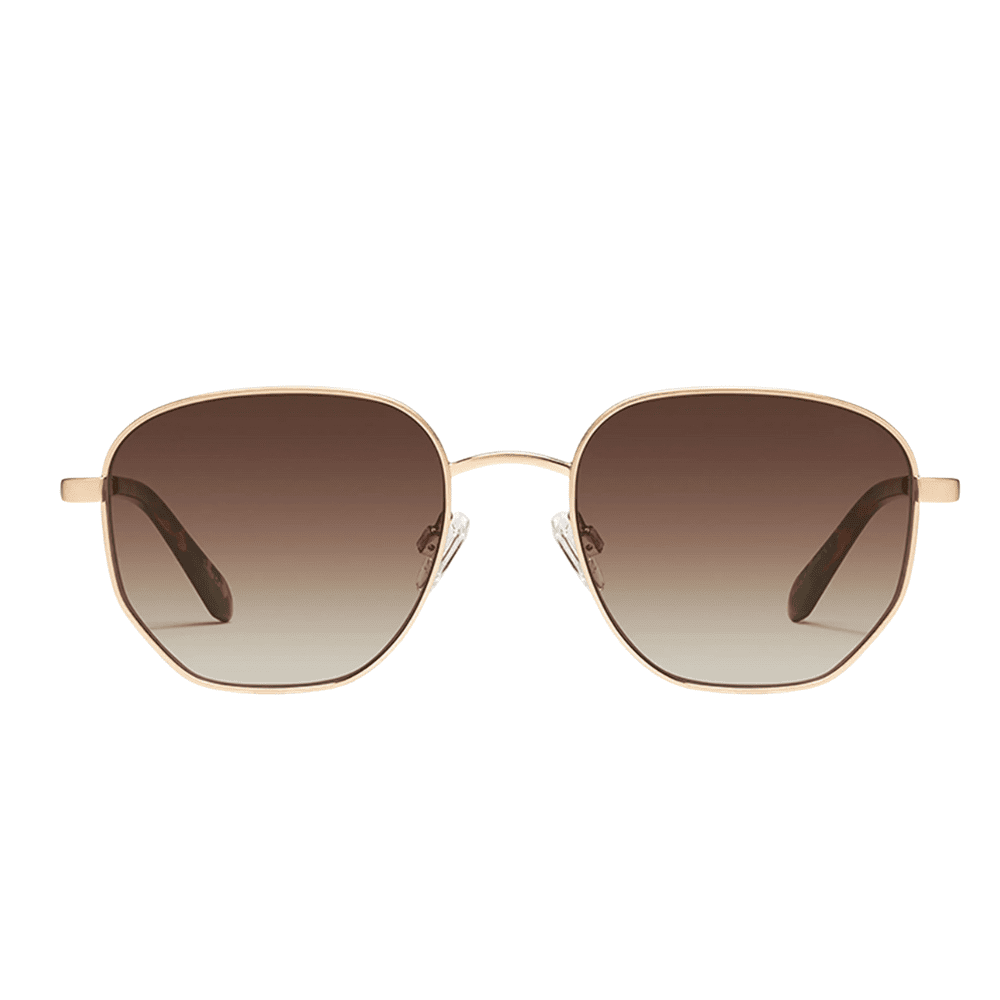 Quay Big Time Gold/Chocolate/Paprika Mirror