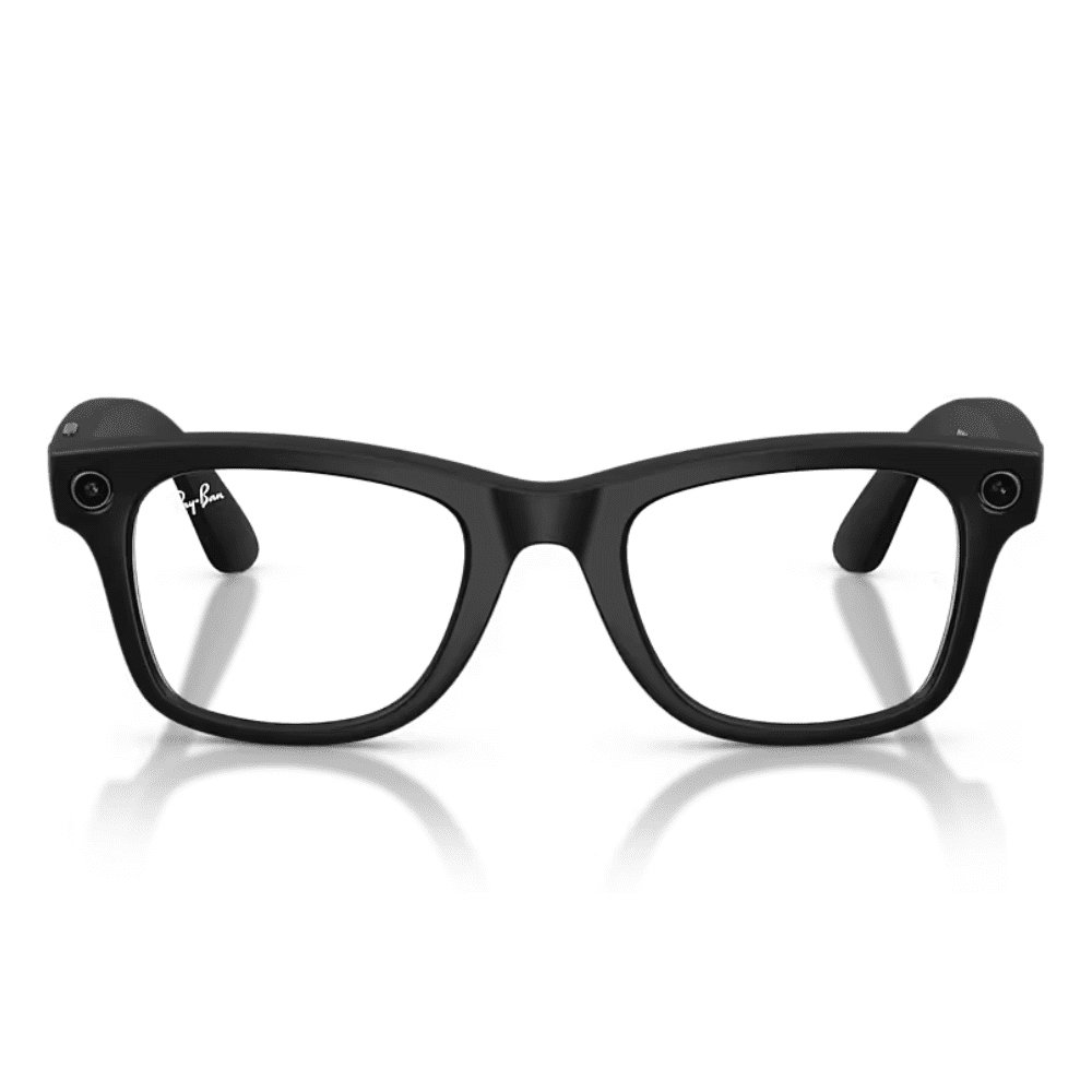 Ray-Ban Smart Glasses Meta Wayfarer (Gen 2) RW4012 601S1Z 53 Matte Black Transitions Clear/Grey LARGE