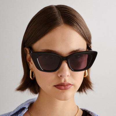 Le Specs Tranquil Turmoil L2429729 Black/Smoke