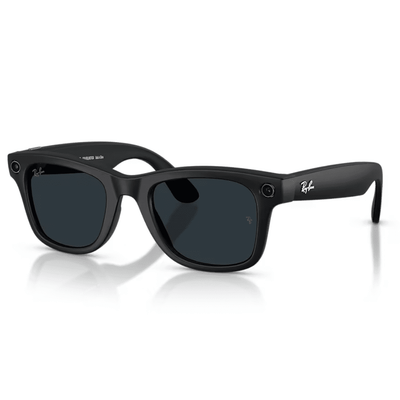 Ray-Ban Smart Glasses Meta Wayfarer (Gen 2) RW4012 601S1Z 50 Matte Black Transitions Clear/Grey SMALL