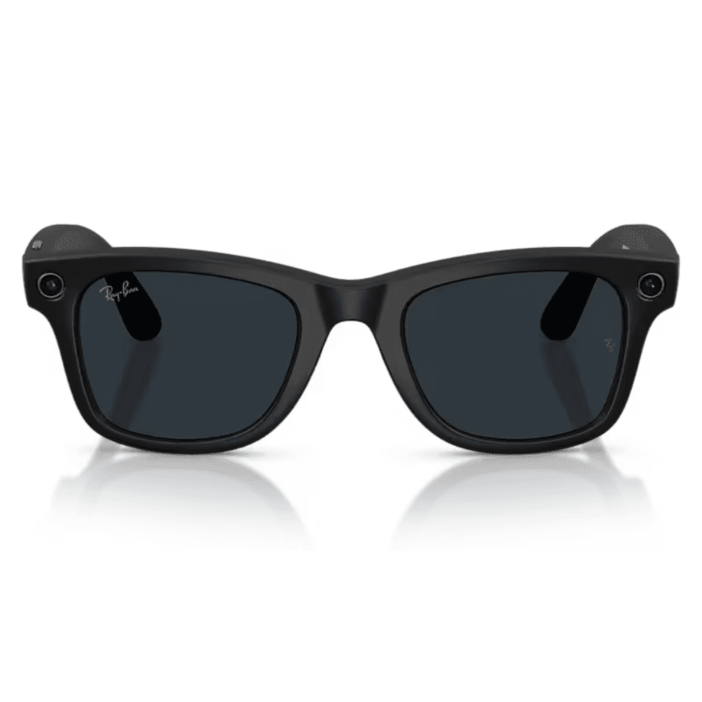 Ray-Ban Smart Glasses Meta Wayfarer (Gen 2) RW4012 601S1Z 50 Matte Black Transitions Clear/Grey SMALL