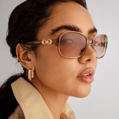 AGGIE 2547314 NOUGAT wrap style womens sunnies store coomera sunglass culture model