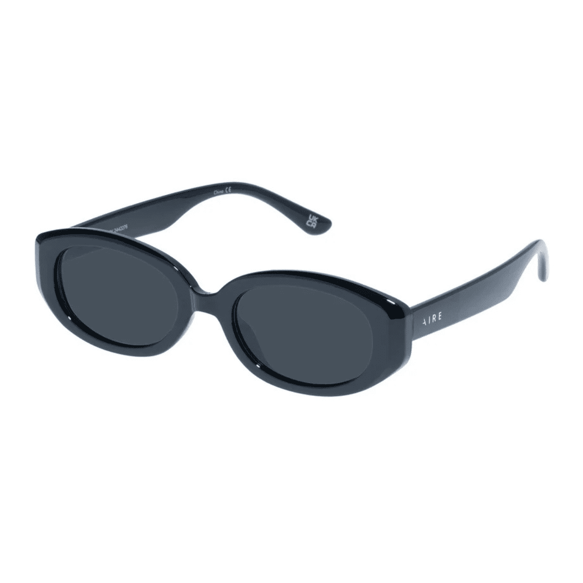 AIRE AFFINITY 2442276 BLACK Oval UNISEX SUNGLASS CULTURE SIDE