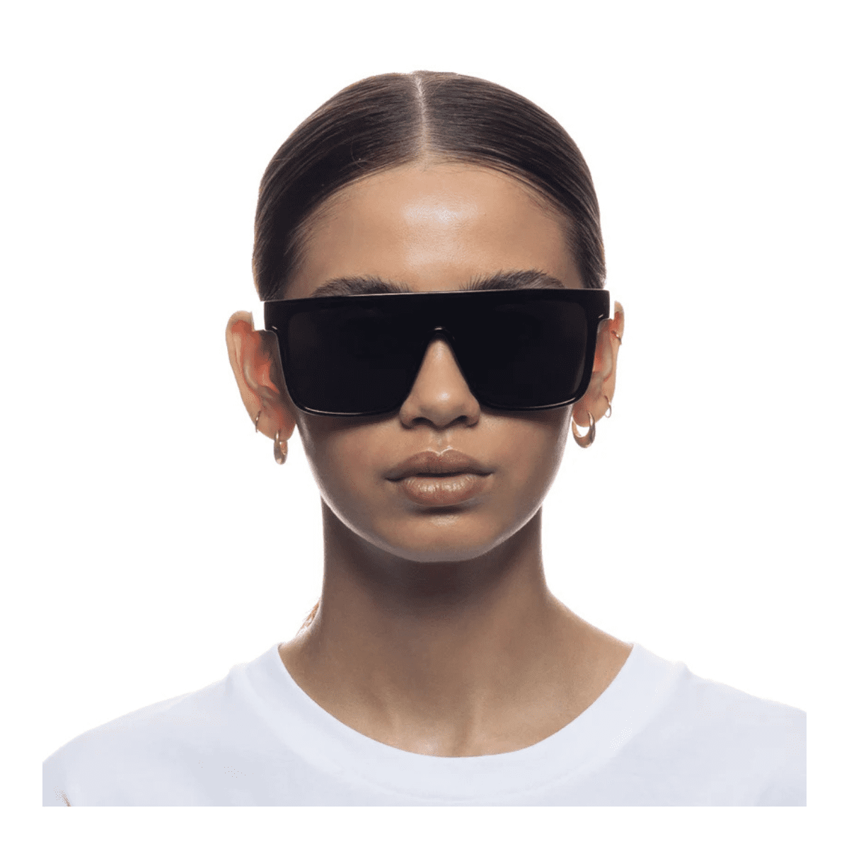 AIRE ARA 2342237 BLACK SQUARE UNISEX SUNGLASS CULTURE FRONT MODEL