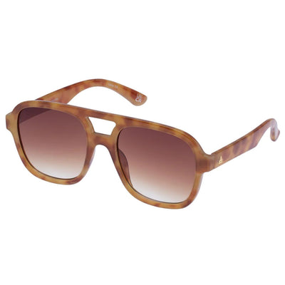 AIRE WHIRLPOOL 2122528 VINTAGE TORT gradient brown aviator large 70s sunglass culture coomera sunnies store online side