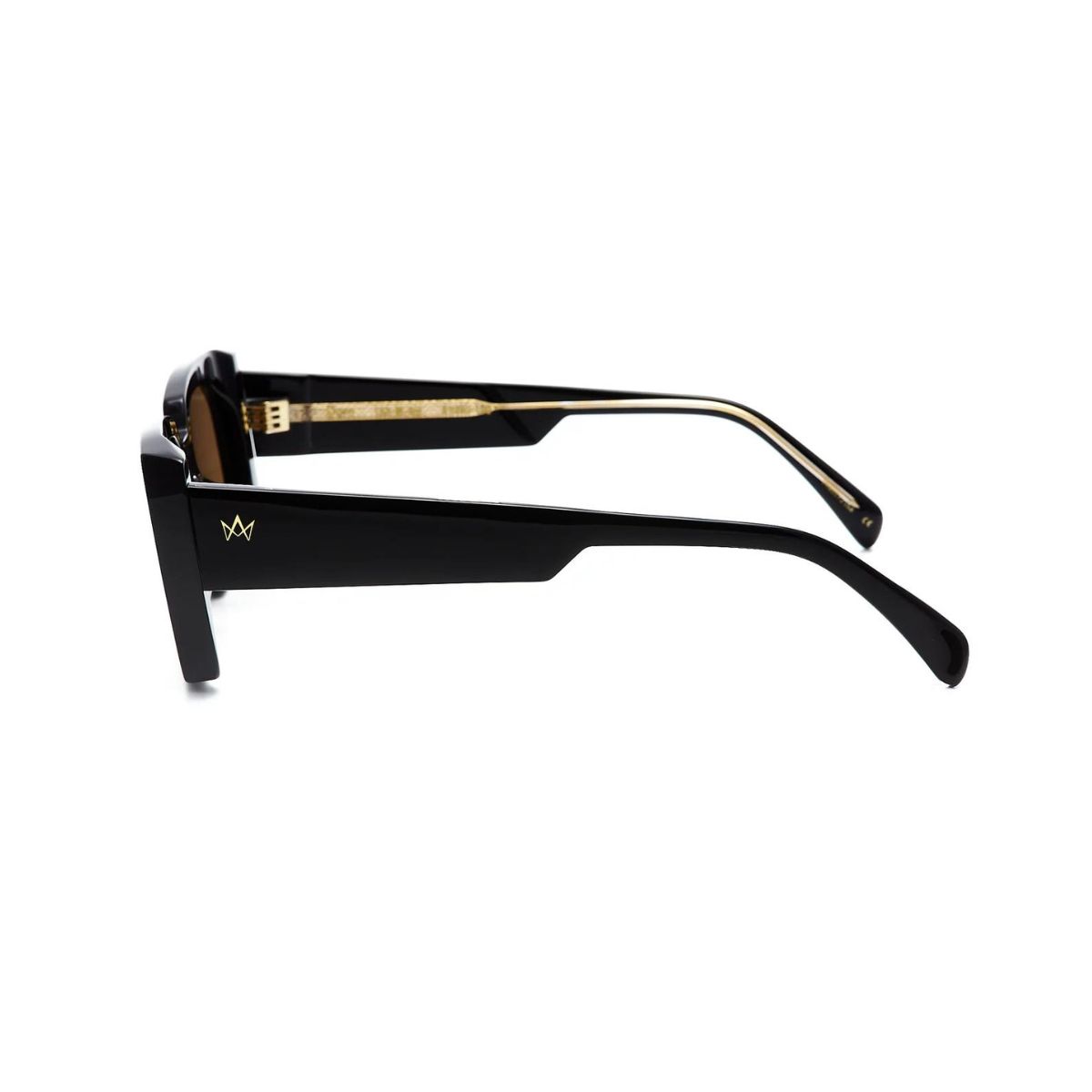 AM Eyewear Dom 163-BL-SM Black/Smoke