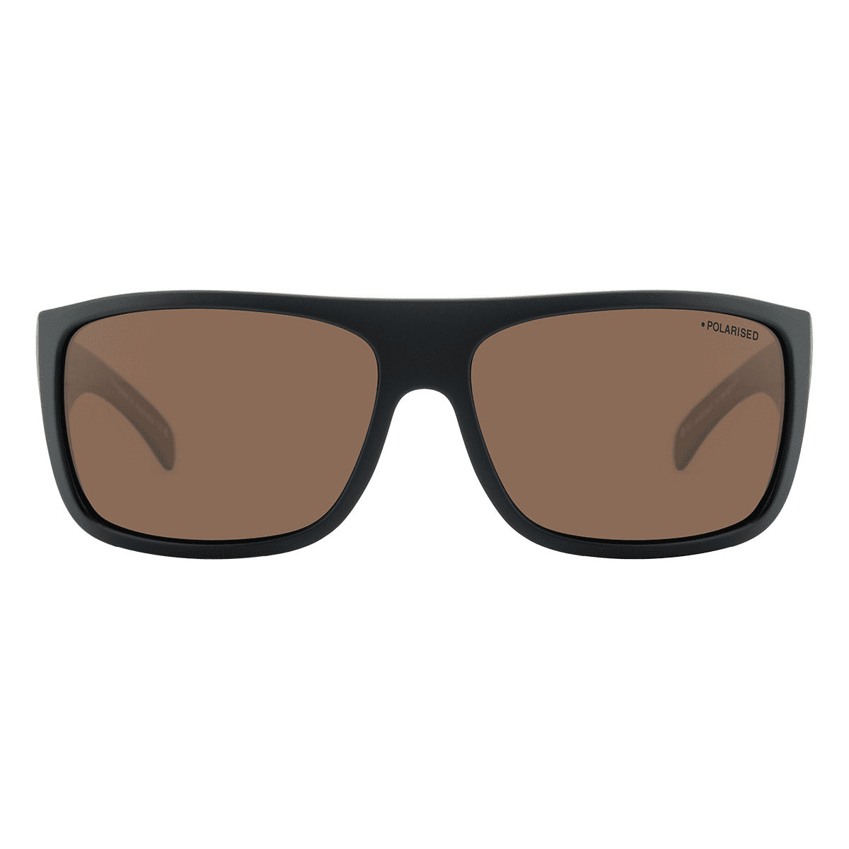ANVIL 53679 BLacK BROWN POLar mens wrap sunglass cultre front