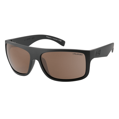 ANVIL 53679 BLacK BROWN POLar mens wrap sunglass cultre side