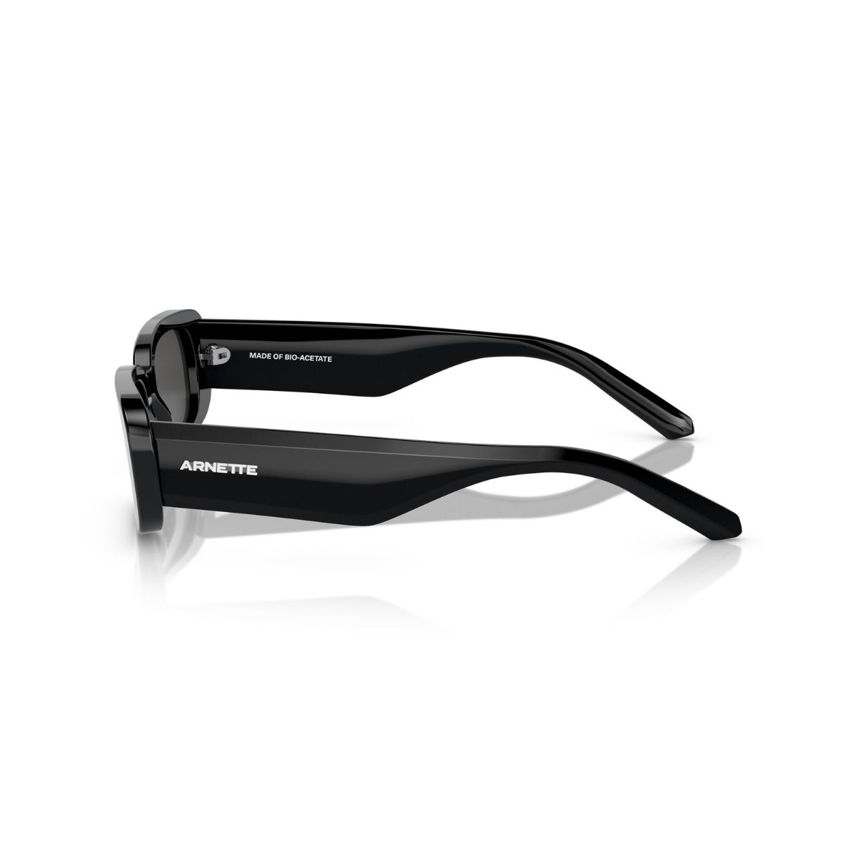 ARNETTE LITTY 4317 121 487 BLACK sunglass culture temple view