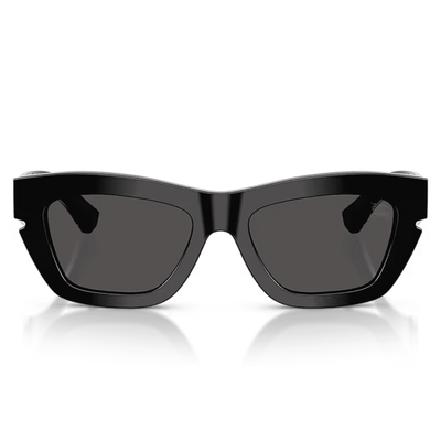 BURBERRY 4454 300187 52 Black Grey cut out sunglass culture coomera sunnies store gold coast cat eye front