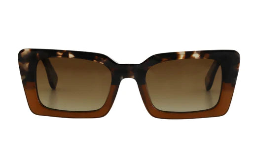 Bask Lou 58-8421 Tortoise Fade Havana Polarised Sunglass Culture front